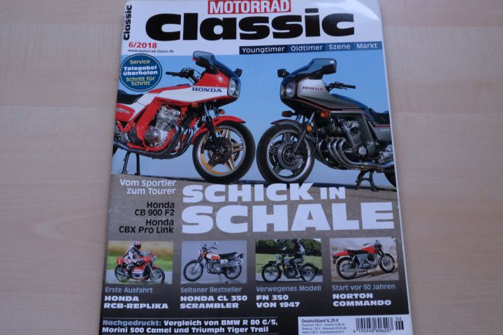Deckblatt Motorrad Classic (06/2018)